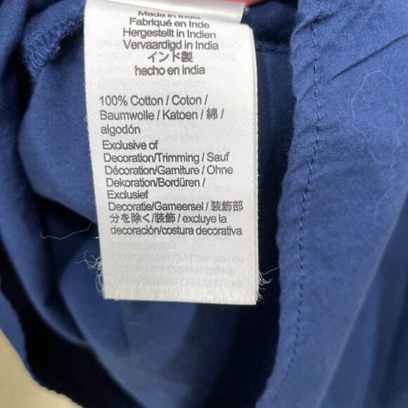 NWT J Crew Women Size M Blouse Eyelet Trim Embroidered Long Sleeve V-Neck  NEW - Picture 6 of 6